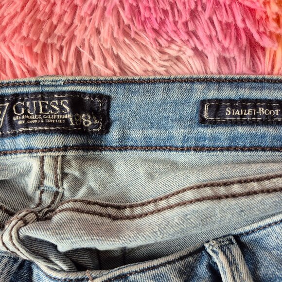 Guess Starlet Boot Women's Light Blue Jeans ~ Size 27 - Picture 4 of 4